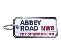 Beatles Abbey Road NW London Road Sign Keyring in White Beatles White One Size