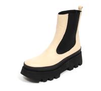 Beatles Bianca Ivory Boots - female - Paloma Barceló - Chelsea Boots - White - 2 UK - Shoes 2 UK