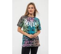 Beatles Drop T Band Logo Dip Dye T-Shirt in Grey | Size: XL Beatles Grey XL