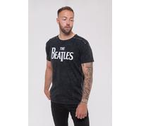 Beatles Drop T Snow Wash T-Shirt in Black | Size: Medium Beatles Black M