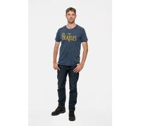 Beatles Drop T Snow Wash T-Shirt in Navy | Size: XL Beatles Navy XL