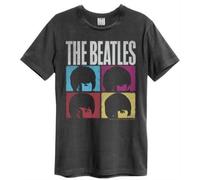 BEATLES HARD DAYS NIGHT AMPLIFIED VINTAGE CHARCOAL SMALL - T-shirt