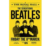 Beatles Poster #1 VINTAGE RARE BAND ROCK Posters Concert Tour Music - A4 A3 A2 - Quality Prints (A2 Not Framed (420 x 594mm))