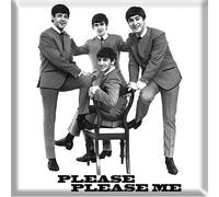 Beatles.the, - Beatles Please Please Me (band in suits) 1963 steel fridge magnet (ro)