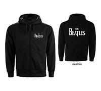 Beatles - the - Felpa # S Ladies Black # Drop T Logo