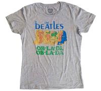 Beatles - the - T-Shirt # Xl Grey Femmina # Ob-La-Di
