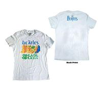 Beatles - the - The Beatles Ladies Tshirt -L- ObLaDi Blue