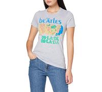 Beatles - the - The Beatles Ladies Tshirt -S- ObLaDi Grey