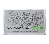 Beatles - the - The Beatles Patch On Apple White