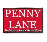Beatles - the - The Beatles Patch Penny Lane Red