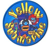Beatles - the - The Beatles Patch Yellow Submarine Baddies Circle Multicolours