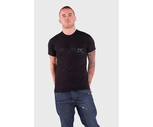 Beatles Vintage Hi-Build Drop T Logo T-Shirt in Black | Size: Medium Beatles Black M