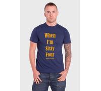 Beatles When Im Sixty Four T-Shirt in Blue | Size: XL Beatles Blue XL