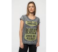 Beatles Women's Carnegie Hall Burnout in Grey | Size: Large Beatles Grey L