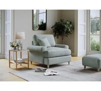 Beatrice Armchair Faro Aqua The Great Sofa Company Blue One Size