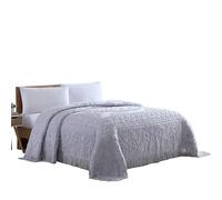Beatrice Home Fashions Bedspread, Chenille, Lavender, Queen