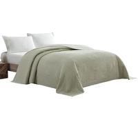 Beatrice Home Fashions Chenille Bedspread, Cotton, Sage, Queen