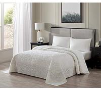 Beatrice Home Fashions Chenille Bedspread, Ivory, Full