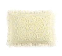 Beatrice Home Fashions Medallion Chenille Bedspread, King Sham, Yellow