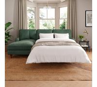 Beatrice II Blended Chenille Corner Sofa Bed