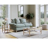 Beatrice Medium Sofa Faro Aqua The Great Sofa Company Blue One Size