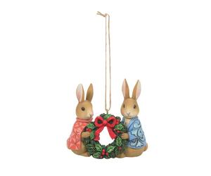 Beatrix Potter 6010690 Peter With Flopsy Hanging Ornament - P87137