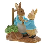 Beatrix Potter At Home by the Fire with Mummy Rabbit Figurine