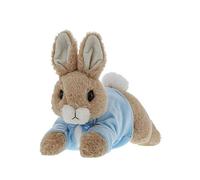 Beatrix Potter Laying Down Large Peter Rabbit Soft Toy Blue