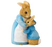 Beatrix Potter Mrs. Rabbit and Peter Figurine