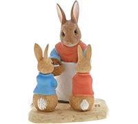 Beatrix Potter Mrs Rabbit Flopsy & Peter Figurine