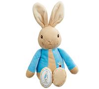 Beatrix Potter My First Peter Rabbit PO1227, Beige and Blue | Baby-safe plush, embroidered features, comforting companion, suitable from birth