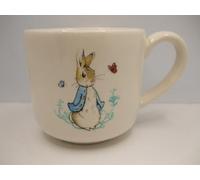 Beatrix Potter Peter Rabbit Embossed Motif Ceramic Mug Ideal Collectible Gift for Christening Confirmation Birthday's Height 7.5cm