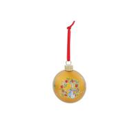 Beatrix Potter Peter Rabbit Gold Festive Bauble