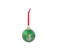 Beatrix Potter Peter Rabbit Green Festive Bauble