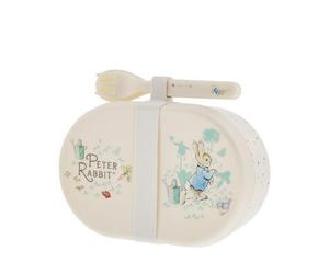 Beatrix Potter Peter Rabbit Snack Box & Cutlery Set - Peter Rabbit A30635