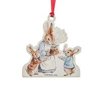 Beatrix Potter Mrs Rabbit Wooden Ho Hanging Ornament