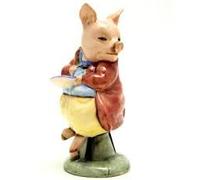 BEATRIX POTTER ROYAL ALBERT- PIGLING EATS HIS PORRIDGE - BNIB - UK MADE