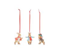 Beatrix Potter Set of 3 Hanging Ornaments