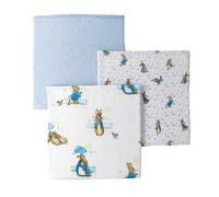 Beatrix Potter Set of 3 Peter Rabbit Baby Collection Muslin Squares