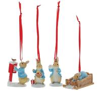Beatrix Potter Set Of 4 Hanging Ornaments Hanging Ornament