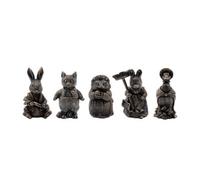 Beatrix Potter Set Of 5 Cane Or Stake Toppers Peter Rabbit, Tom Kitten, Mrs Tiggy Winkle, Hunca Munca, Jemima Puddle Duck