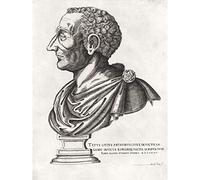 Beatrizet Bust Roman Historian Livy Titus Livius Engraving Large Wall Art Poster Print Thick Paper 18X24 Inch