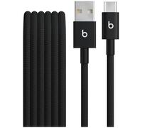 Beats USB-A to USB-C Woven Cable, Fast Charging, Durable and Tangle-Free Design, Compatible Charger for Apple & Android Devices (1.5 m) - Bolt Black