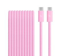 Beats 240W USB-C to USB-C Braided Cable, Fast-charging, Durable/Tangle-free, Compatible with Apple and Android Devices (3 m) - Power Pink