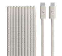 Beats 240W USB-C to USB-C Braided Cable, Fast-charging, Durable/Tangle-free, Compatible with Apple and Android Devices (3 m) - Surge Stone