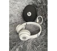 Beats by Dr. Dre Solo3 Headphones Headband Wireless Matte Silver Mint Condition