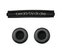 Beats By Dre PRO Detox Headband Leather Cover Cushion Ear Pads Muffs - BLACK