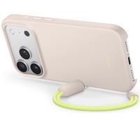 Beats iPhone 17 Pro Kickstand Case with MagSafe & Camera Control, Built in Stand & Lanyard, Matte Finish with Microfibre Lining - Lime Stone
