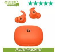 Beats - Powerbeats Fit - Wireless Noise-Cancelling Workout Earbuds with Ultimate Secure Fit, IPX4, Up to 30H of battery life with charging case, Compatible with Apple & Android - Spark Orange