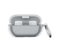 Beats Solo Buds 2024 Protective Case Cover, Soft Transparent With Keyring, Scratch Resistant for Headphones